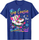 Big Cousin Of The Birthday Girl Rolling Skate Family T-Shirt - T-Shirt | Royal
