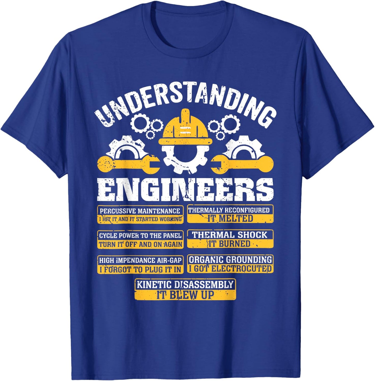Funny Engineer Shirt Women Mechanical Engineering T-Shirt - T-Shirt | Royal