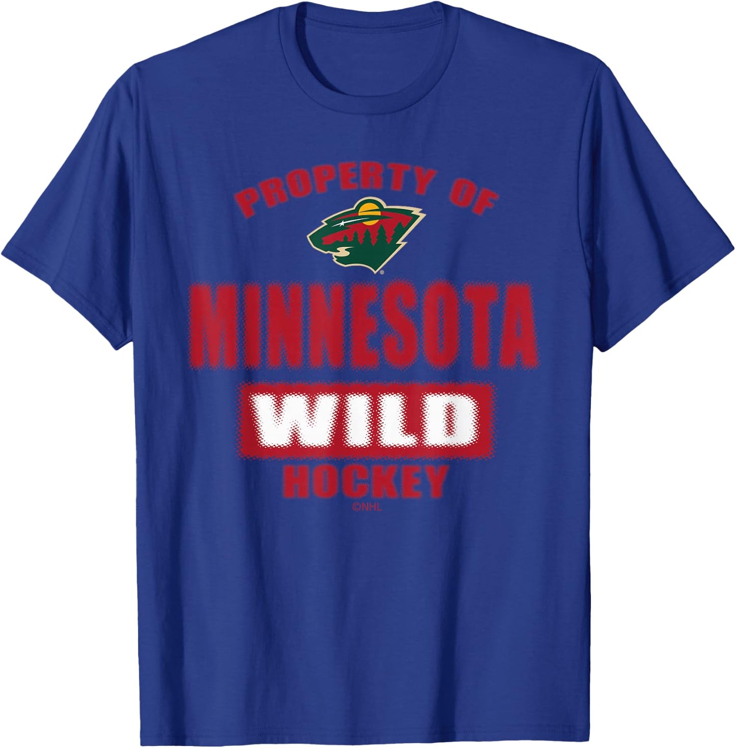 Minnesota Wild Property Black NHL Officially Licensed T-Shirt - T-Shirt | Royal
