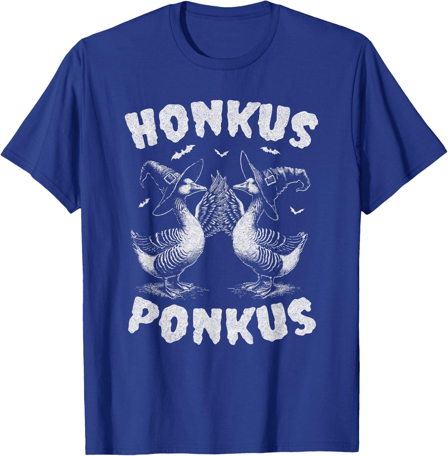 Honkus Ponkus Funny Goose Halloween T-Shirt - T-Shirt | Royal