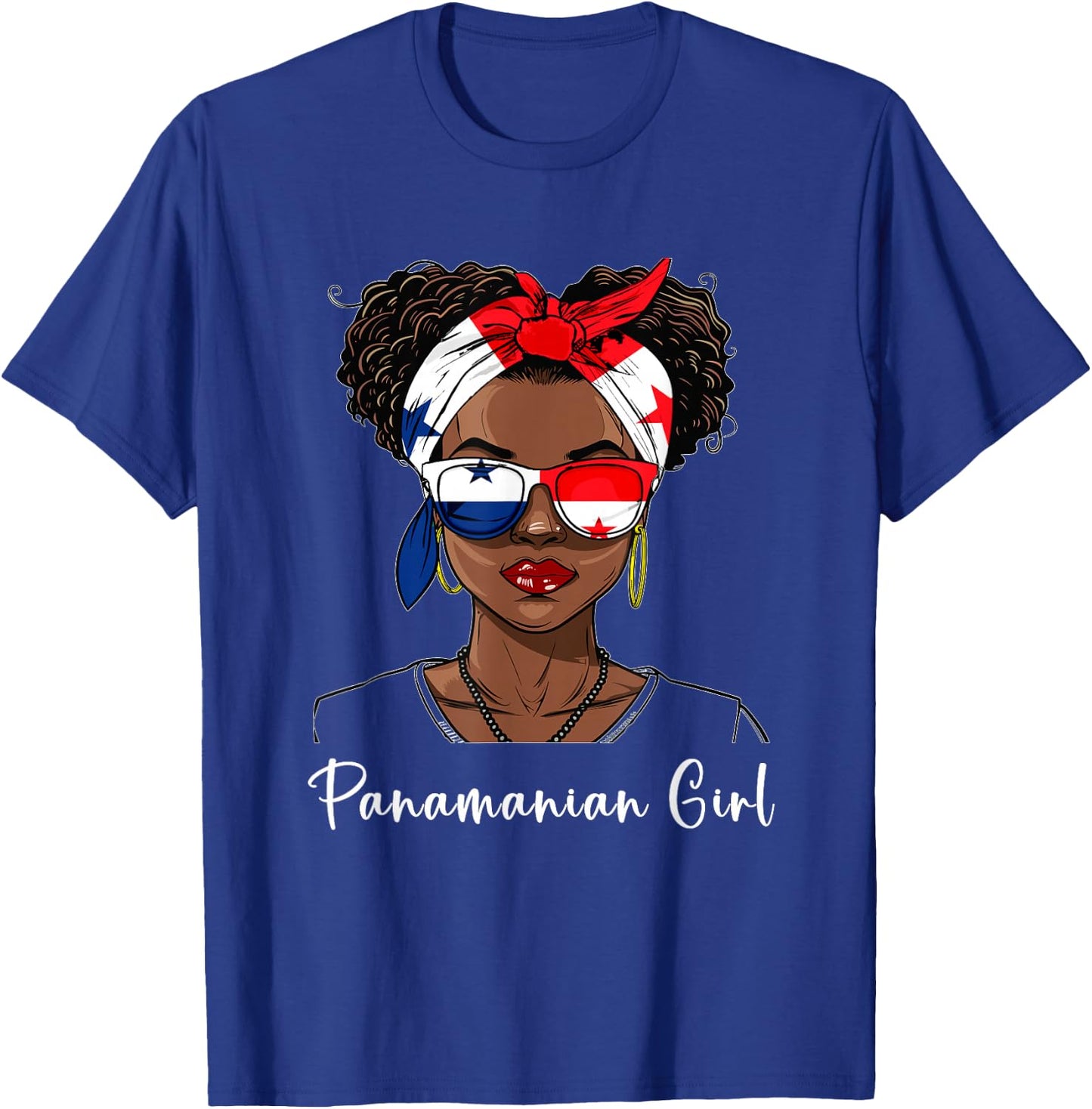 Panama Flag Outfit for Woman Girl Souvenirs Panamanian T-Shirt - T-Shirt | Royal