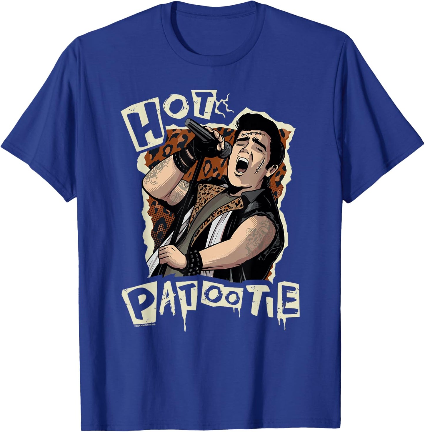 Rocky Horror Show Eddie Hot Patootie T-Shirt - T-Shirt | Royal