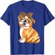 English Bulldog, Dog Dad Mom Gifts, Nerdy Glasses Bulldog Men Women Girls Kids T-Shirt - T-Shirt | Royal