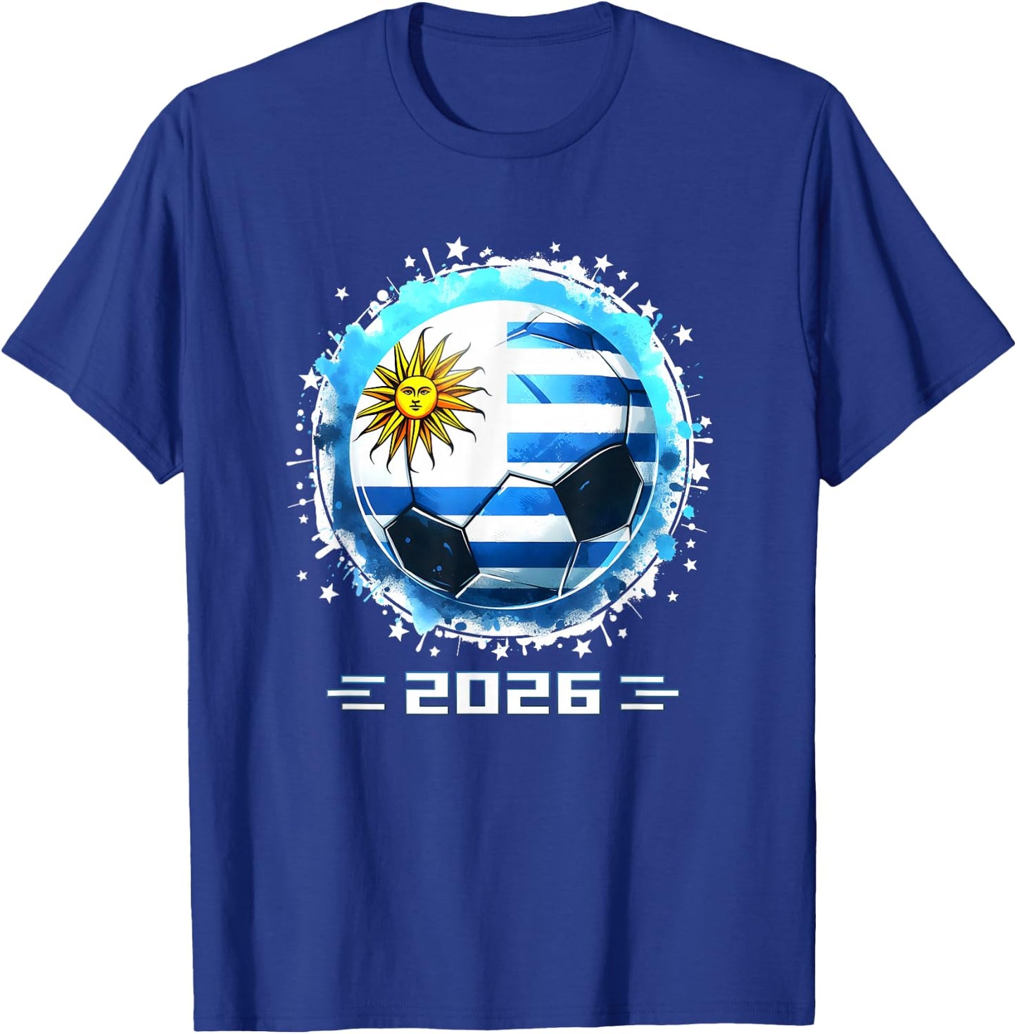 Uruguay Player Boys Kids Men Youth Teens Uruguay 2026 T-Shirt - T-Shirt | Royal