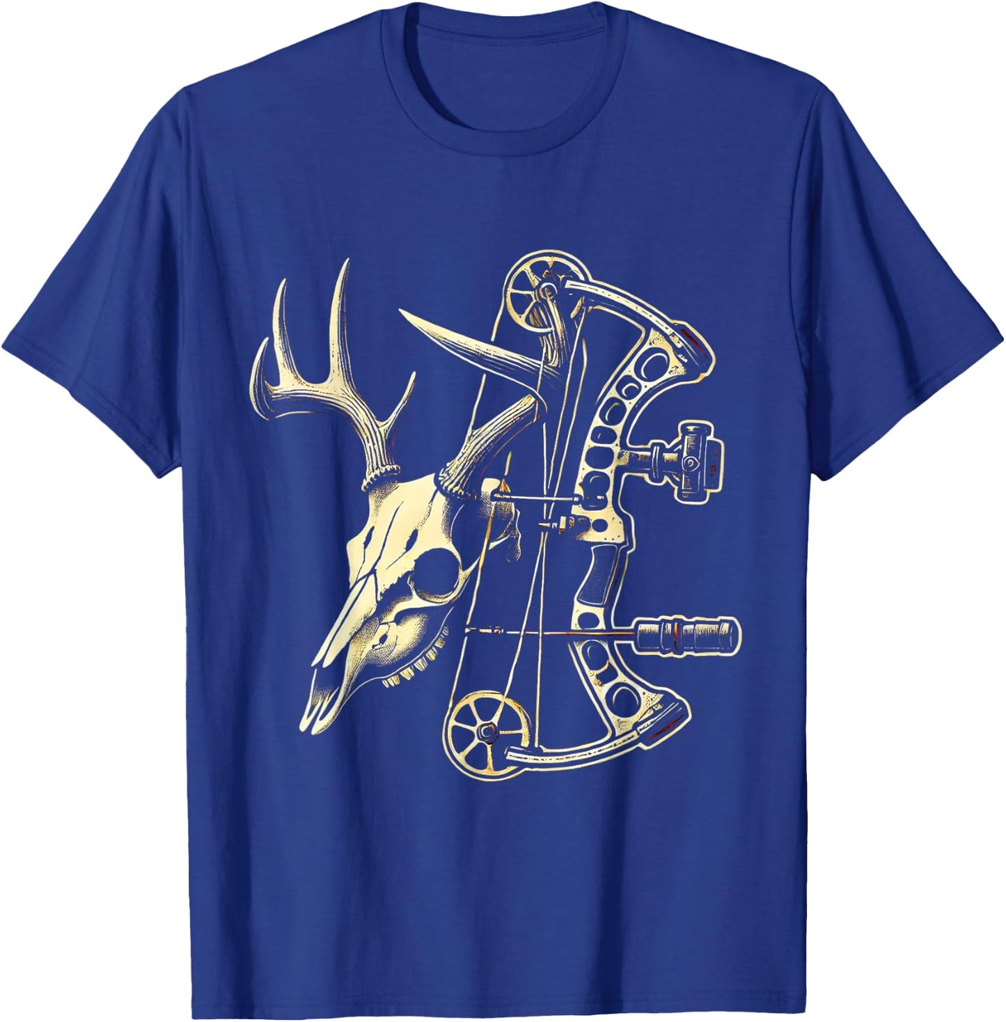 Archery Bow Hunter Deer Mule Elk Bow Hunting Accessories T-Shirt - T-Shirt | Royal