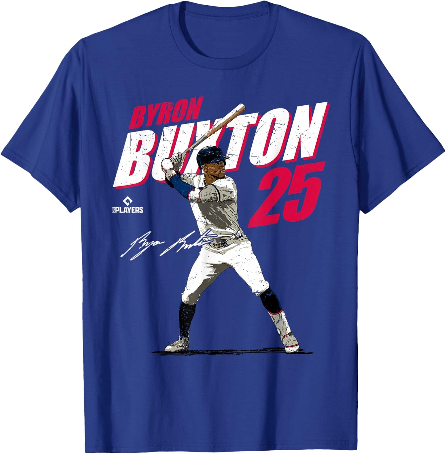 Byron Buxton | Minnesota Baseball Players | MLBBBN3001 T-Shirt - T-Shirt | Royal
