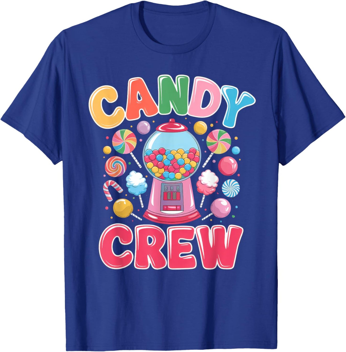 Funny Candy Land Crew Sweetie Matching Adult Treats Party T-Shirt - T-Shirt | Royal