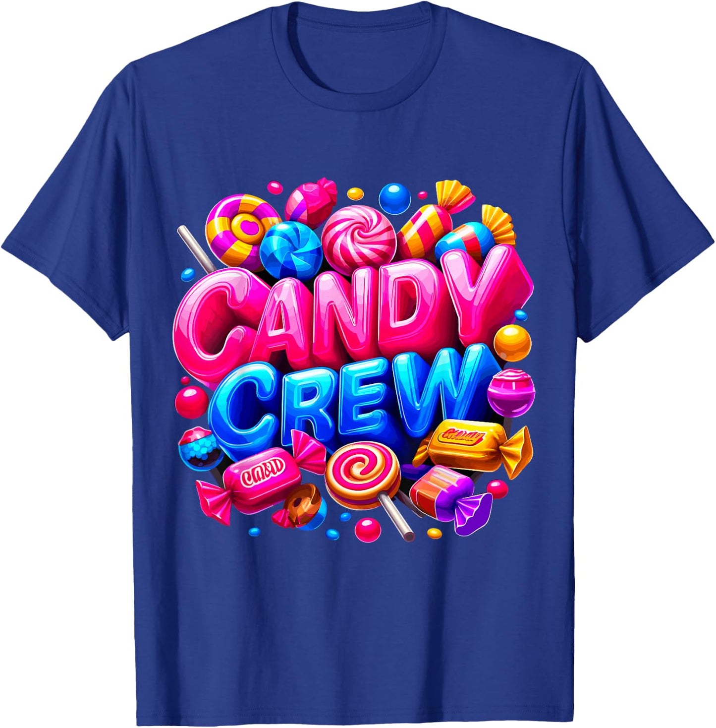 Candy Crew Halloween Party Trick or Treat Christmas T-Shirt - T-Shirt | Royal