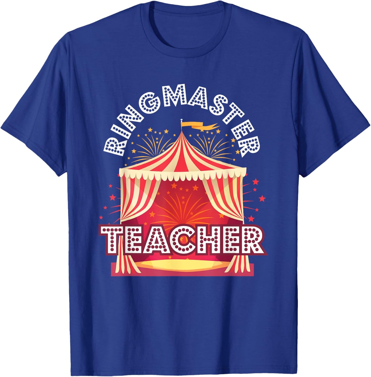 Ringmaster Teacher Circus Carnival Birthday Party Women Kids T-Shirt - T-Shirt | Royal