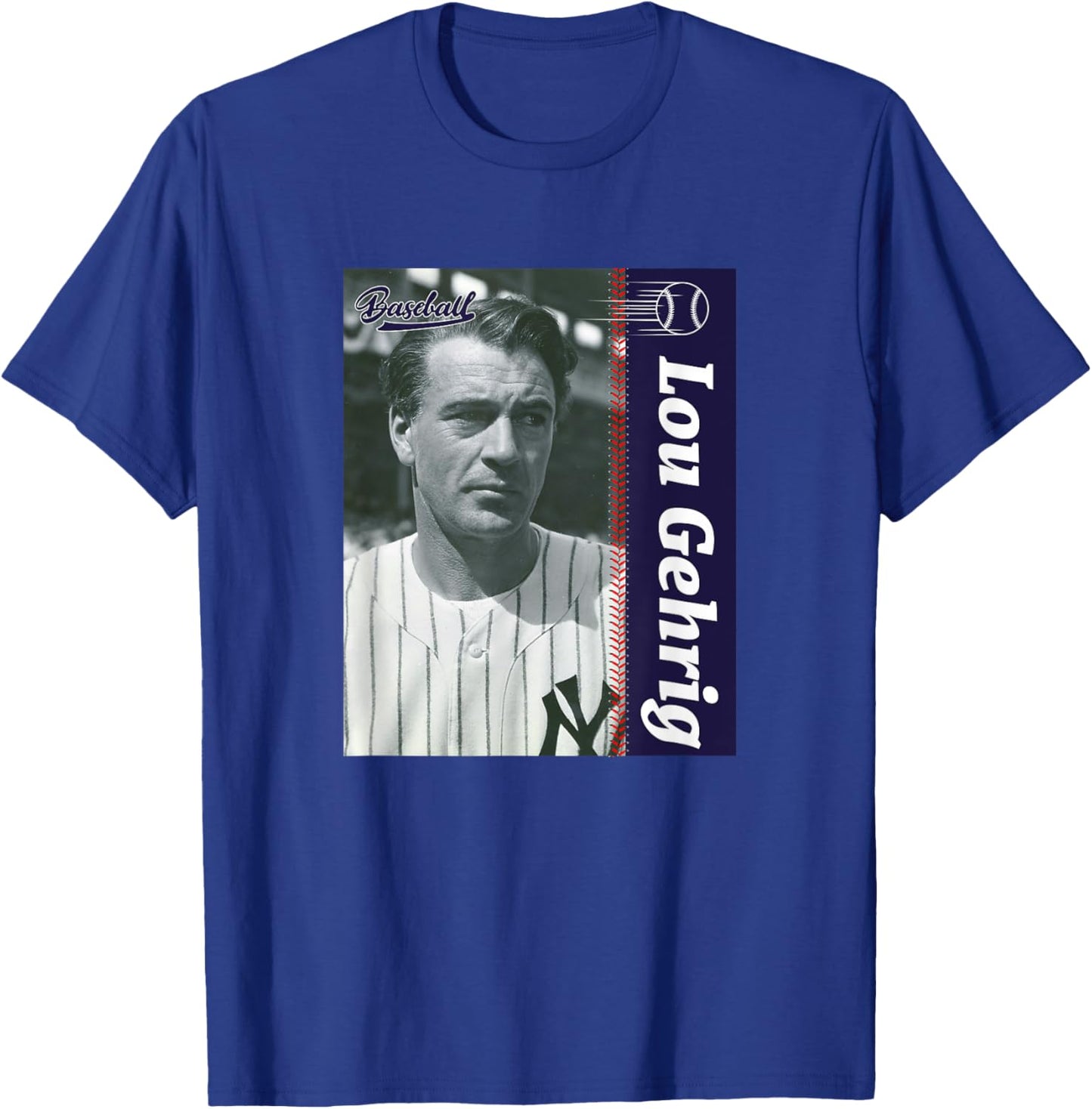 Lou Gehrig_001 T-Shirt - T-Shirt | Royal