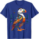Puffin Animal Motif Artwork Puffin T-Shirt - T-Shirt | Royal