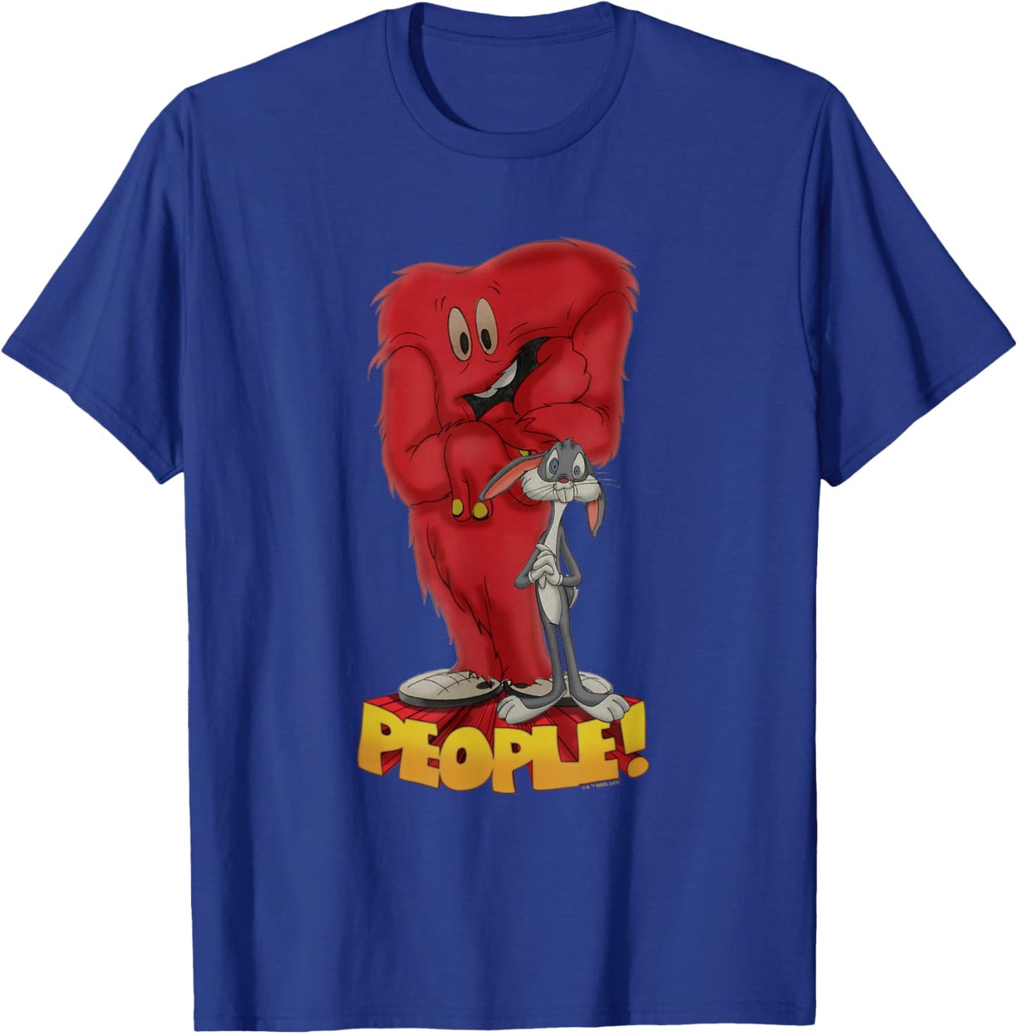 Looney Tunes Bugs Bunny Gossamer People Small T-Shirt - T-Shirt | Royal