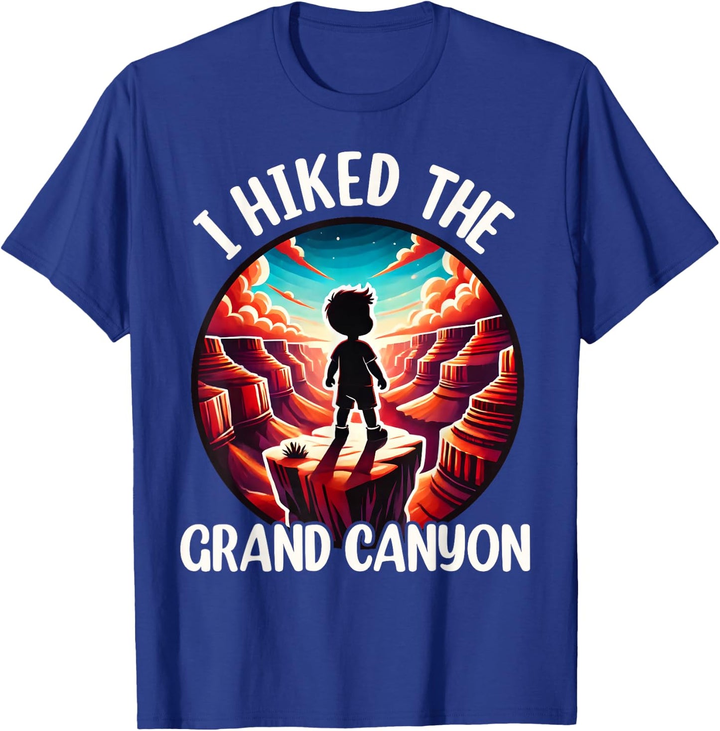 Grand Canyon Hiking, Arizona Grand Canyon Hiker Kids Toddler T-Shirt - T-Shirt | Royal