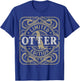 Otter Vintage Otter Lover Retro Sea Otter T-Shirt - T-Shirt | Royal