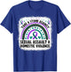 Sexual Assault Awareness Month and Domestic Violence T-Shirt - T-Shirt | Royal