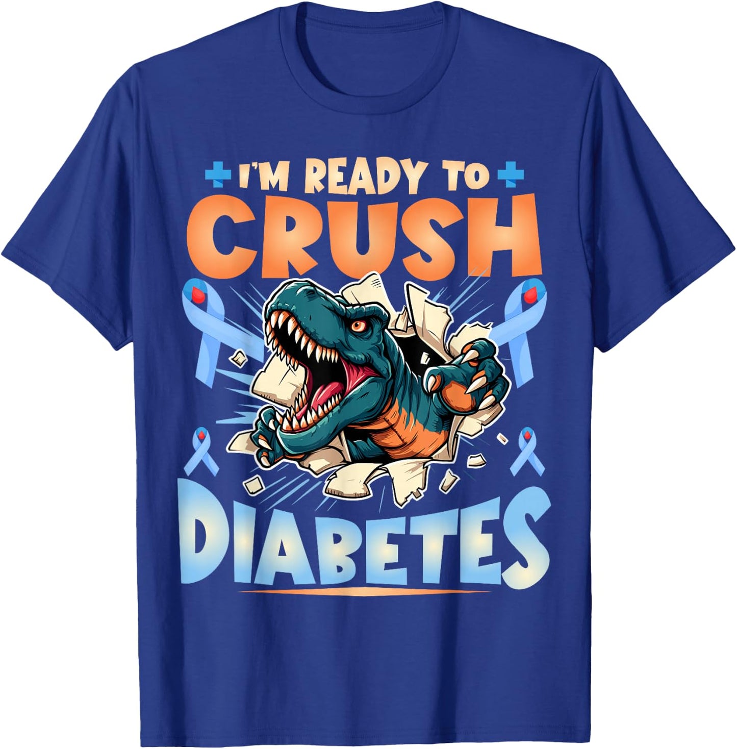 T1d Diabetic Kids Toddler Diabetes Awareness Insulin T-Shirt - T-Shirt | Royal