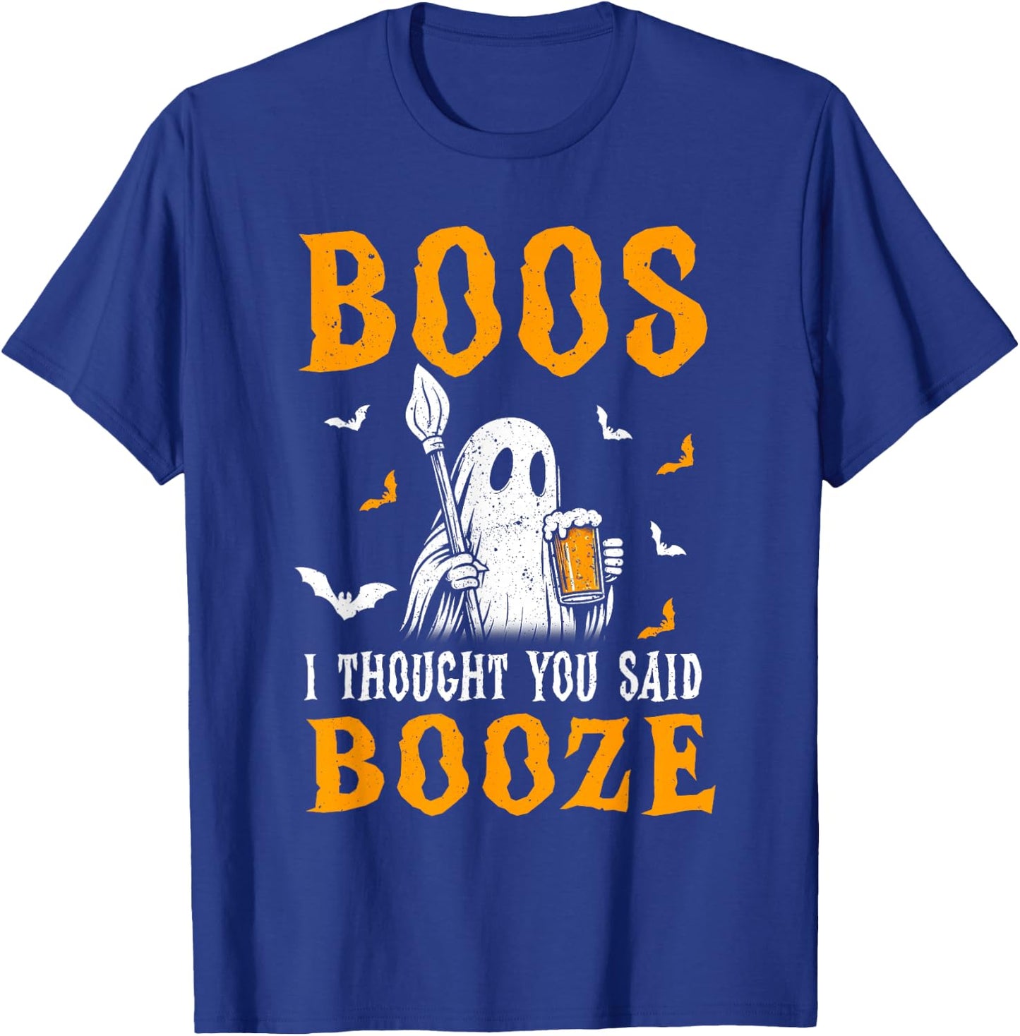 Drinking Halloween Booze Ghost Beer T-Shirt - T-Shirt | Royal