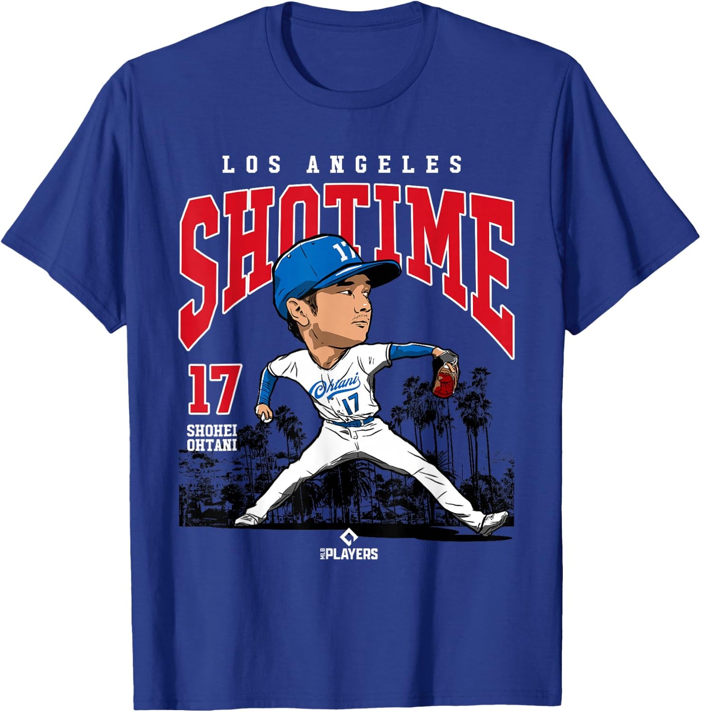 Shohei Ohtani | Los Angeles Baseball MLB Player | MLBOHT3005 T-Shirt - T-Shirt | Royal