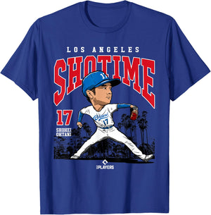 Shohei Ohtani | Los Angeles Baseball MLB Player | MLBOHT3005 T-Shirt - T-Shirt | Royal