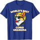 Funny World's Best Corgi Grandma Nana T-Shirt - T-Shirt | Royal