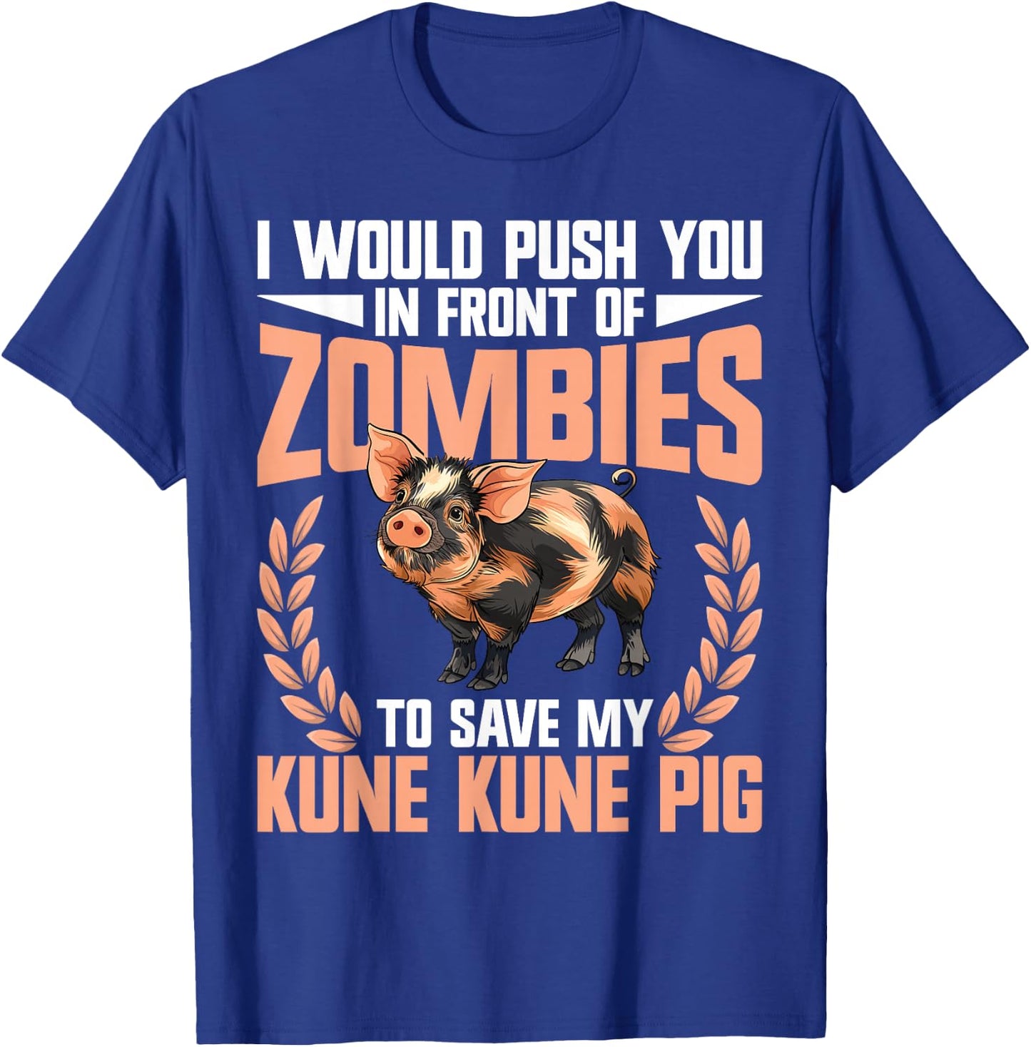 Kunekune Pig Dad Supplies Pig Breeder Kune Kune Girl T-Shirt - T-Shirt | Royal