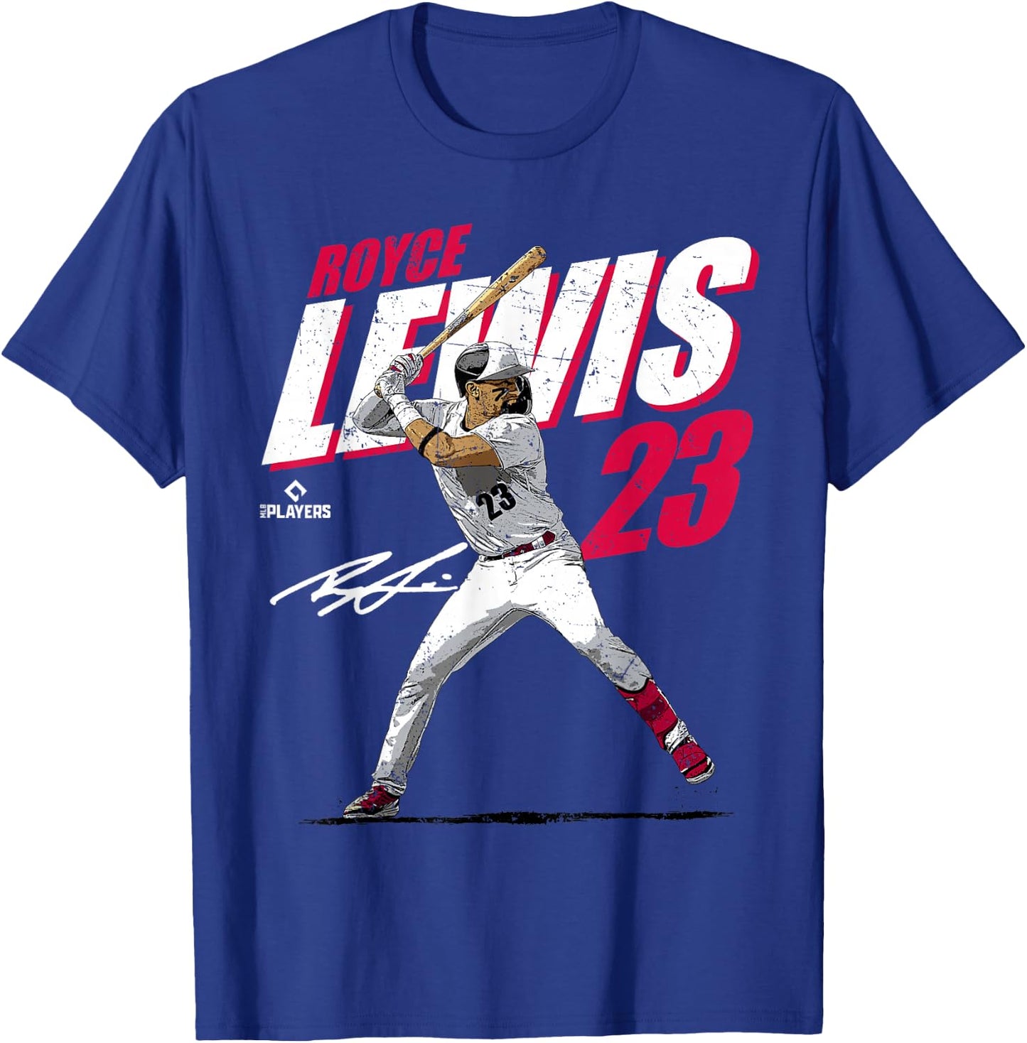 Royce Lewis | Minnesota Baseball Players | MLBRLS3001 T-Shirt - T-Shirt | Royal