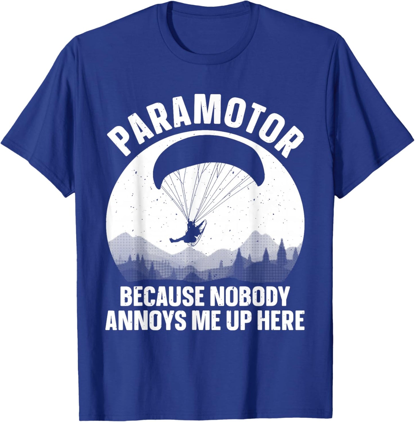 Cool Paramotor Art Women Paragliding Lover Paramotor T-Shirt - T-Shirt | Royal