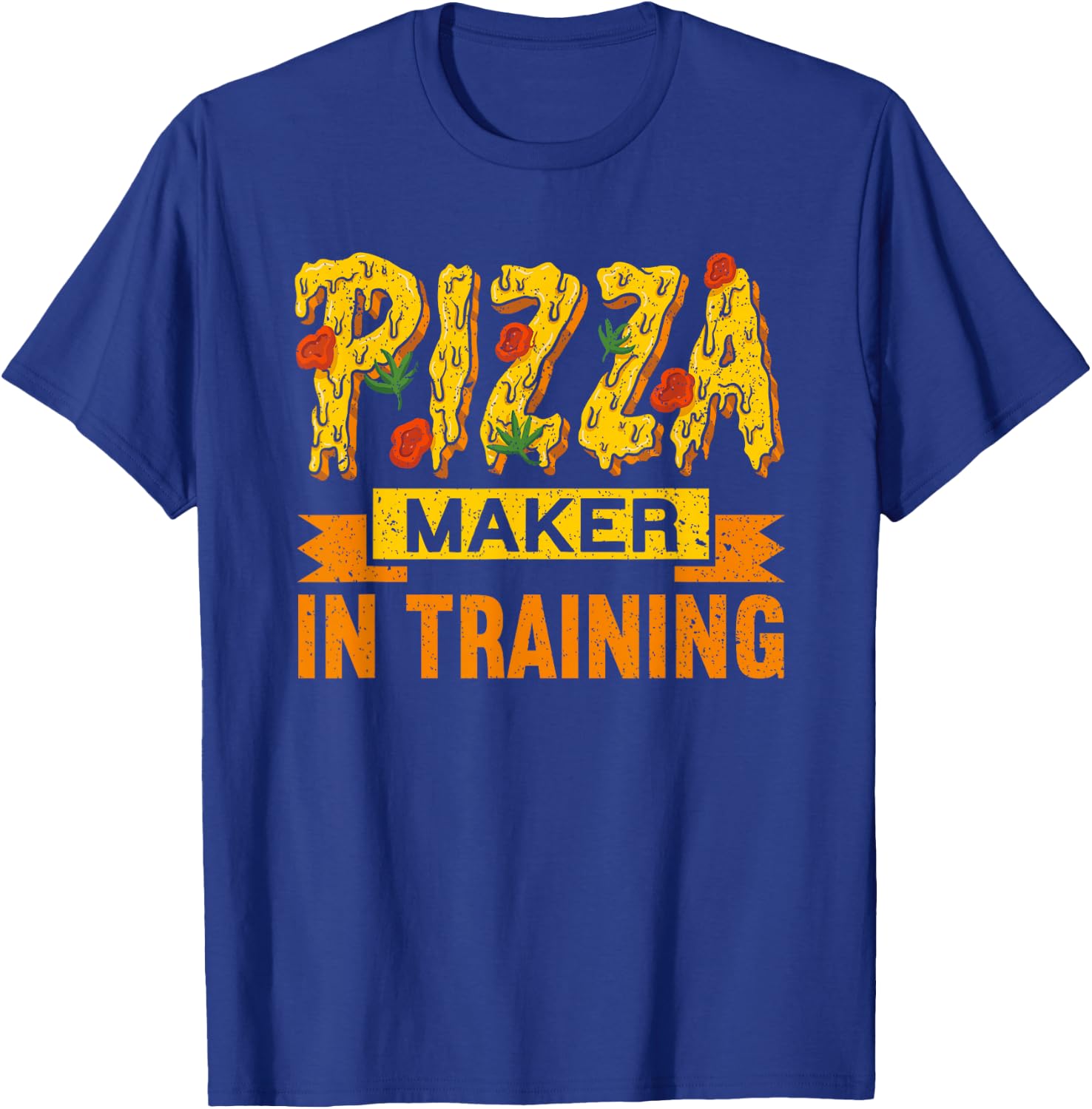 Pizza Maker In Training Kids Children Funny Pizza Making T-Shirt - T-Shirt | Royal