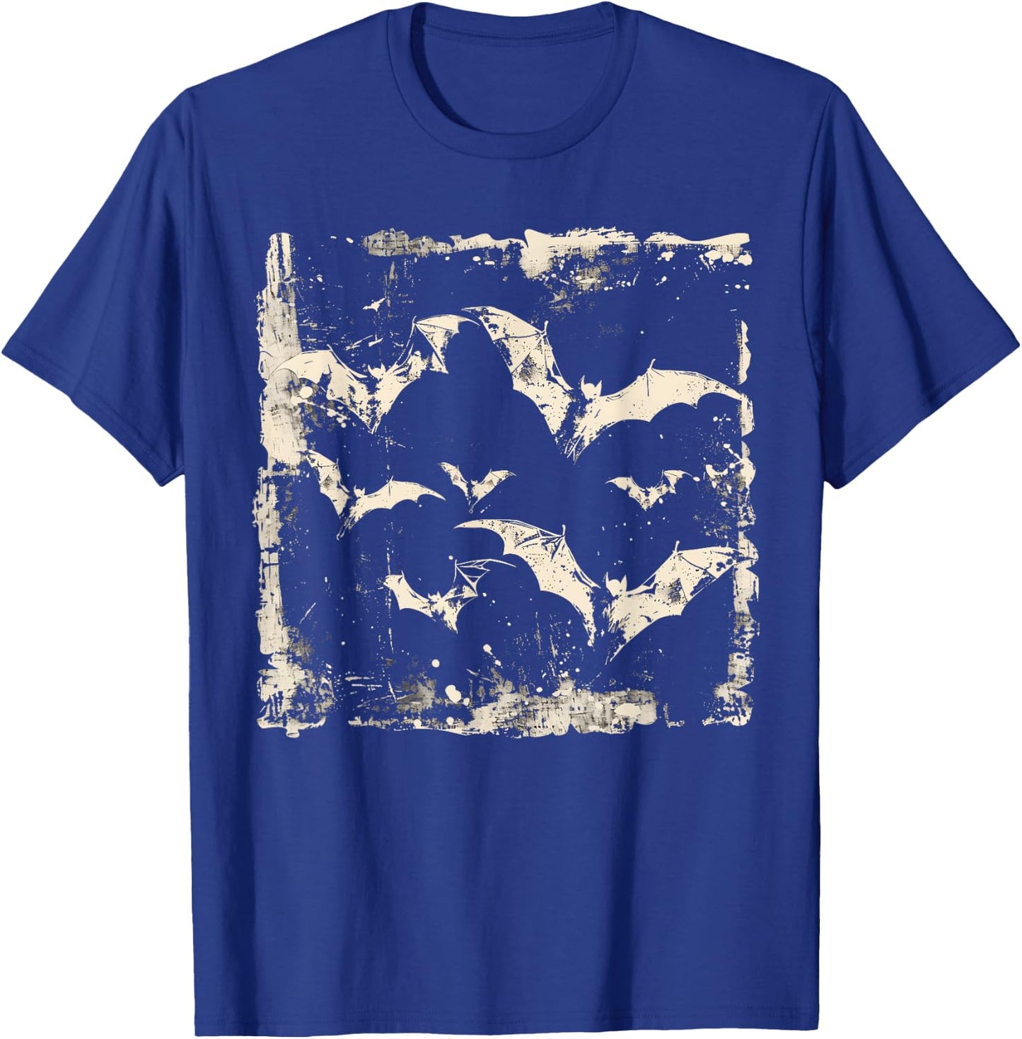 Bats Vampire Horror Spooky Scary Halloween Goth Aesthetic T-Shirt - T-Shirt | Royal