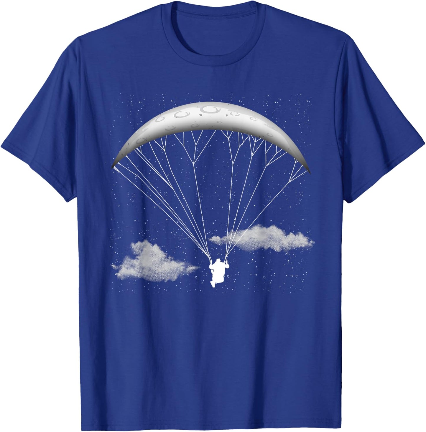 Funny Paragliding Design Women Skydiving Paraglider T-Shirt - T-Shirt | Royal