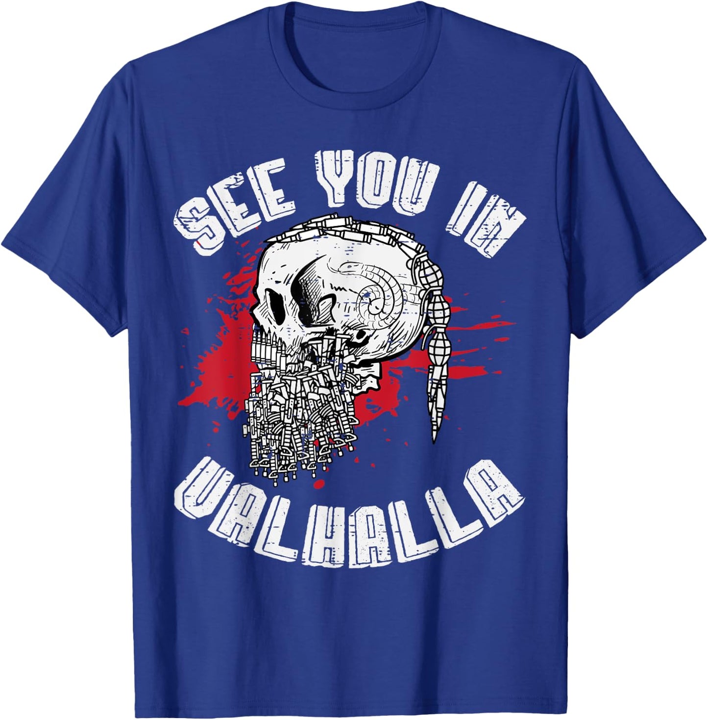 Viking See You In Valhalla Norse Mythology Men Boys Kids T-Shirt - T-Shirt | Royal