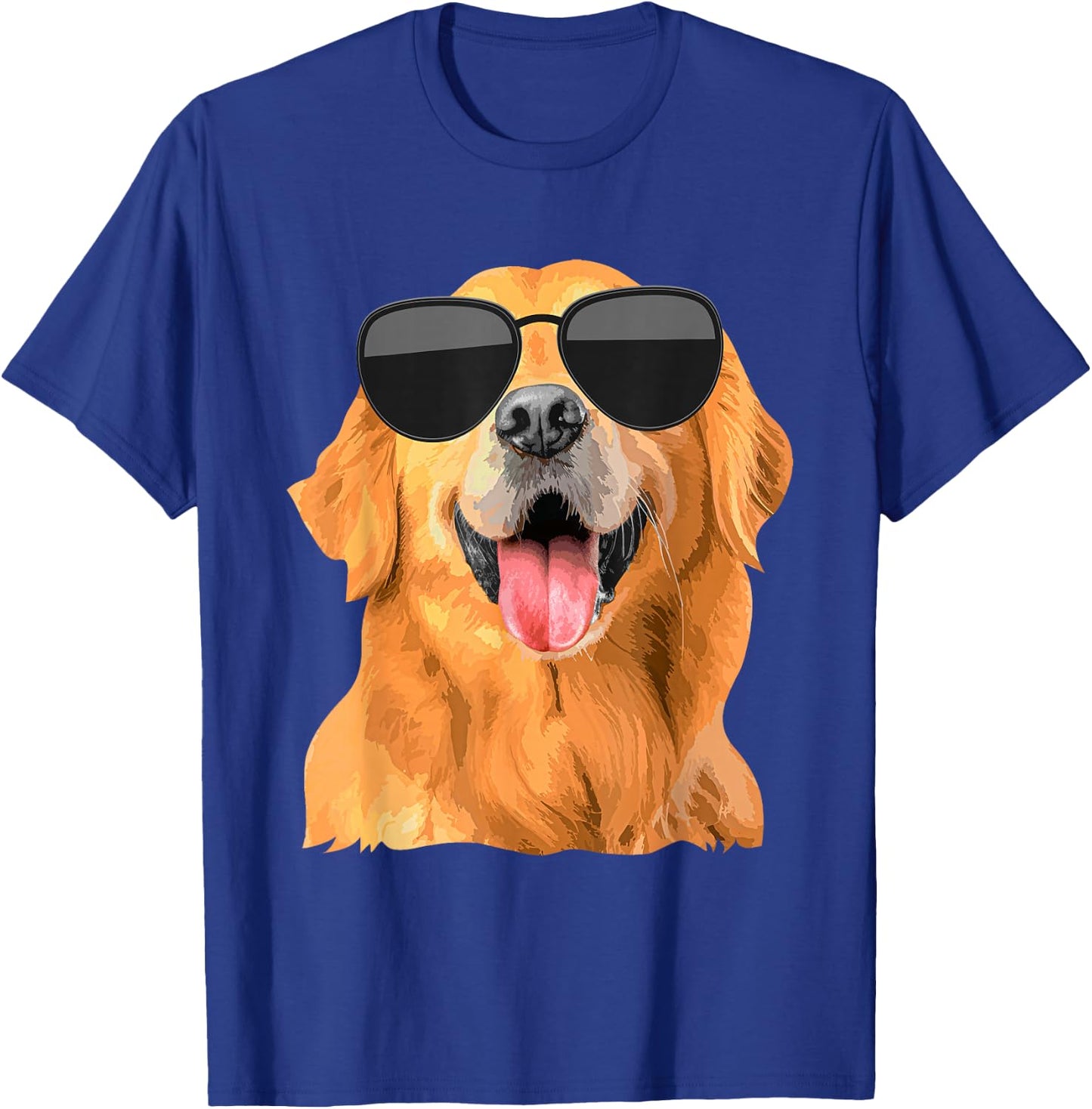 Golden Retriever Design Women Golden Retriever Lover T-Shirt - T-Shirt | Royal