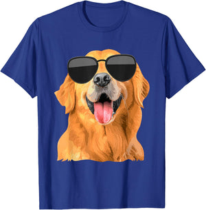Golden Retriever Design Women Golden Retriever Lover T-Shirt - T-Shirt | Royal