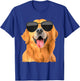 Golden Retriever Design Women Golden Retriever Lover T-Shirt - T-Shirt | Royal
