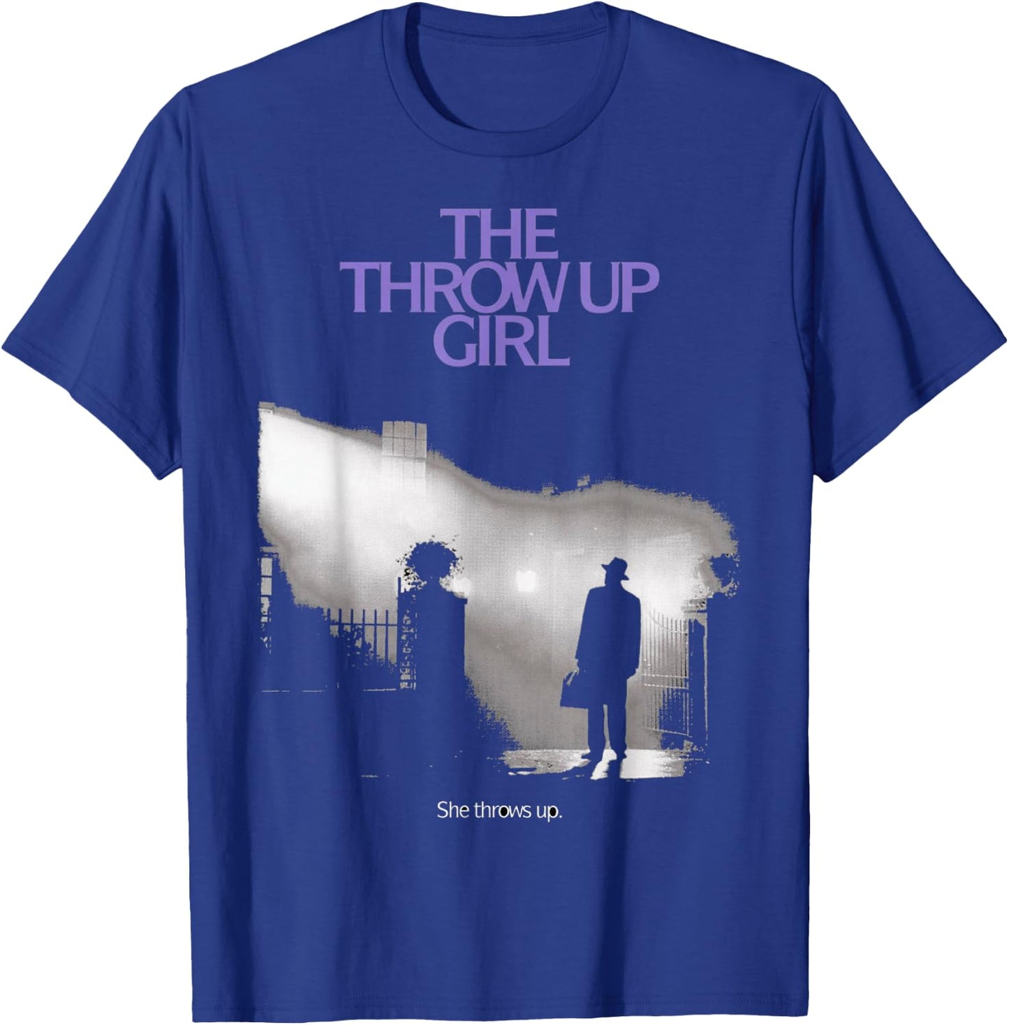 The Throw Up Girl T-Shirt - T-Shirt | Royal