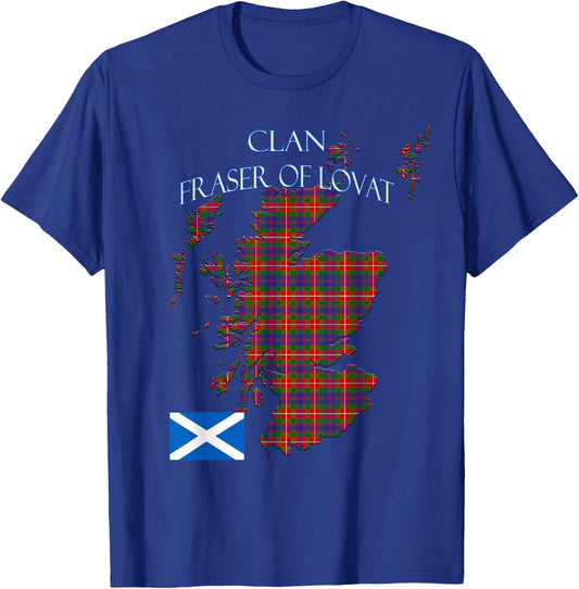Fraser of Lovat Scottish Clan Tartan Scotland T-Shirt - T-Shirt | Royal