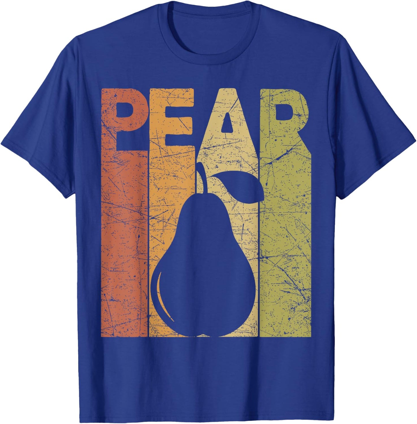 Pear Vintage Pear Farmer Retro Fruit Farmer T-Shirt - T-Shirt | Royal
