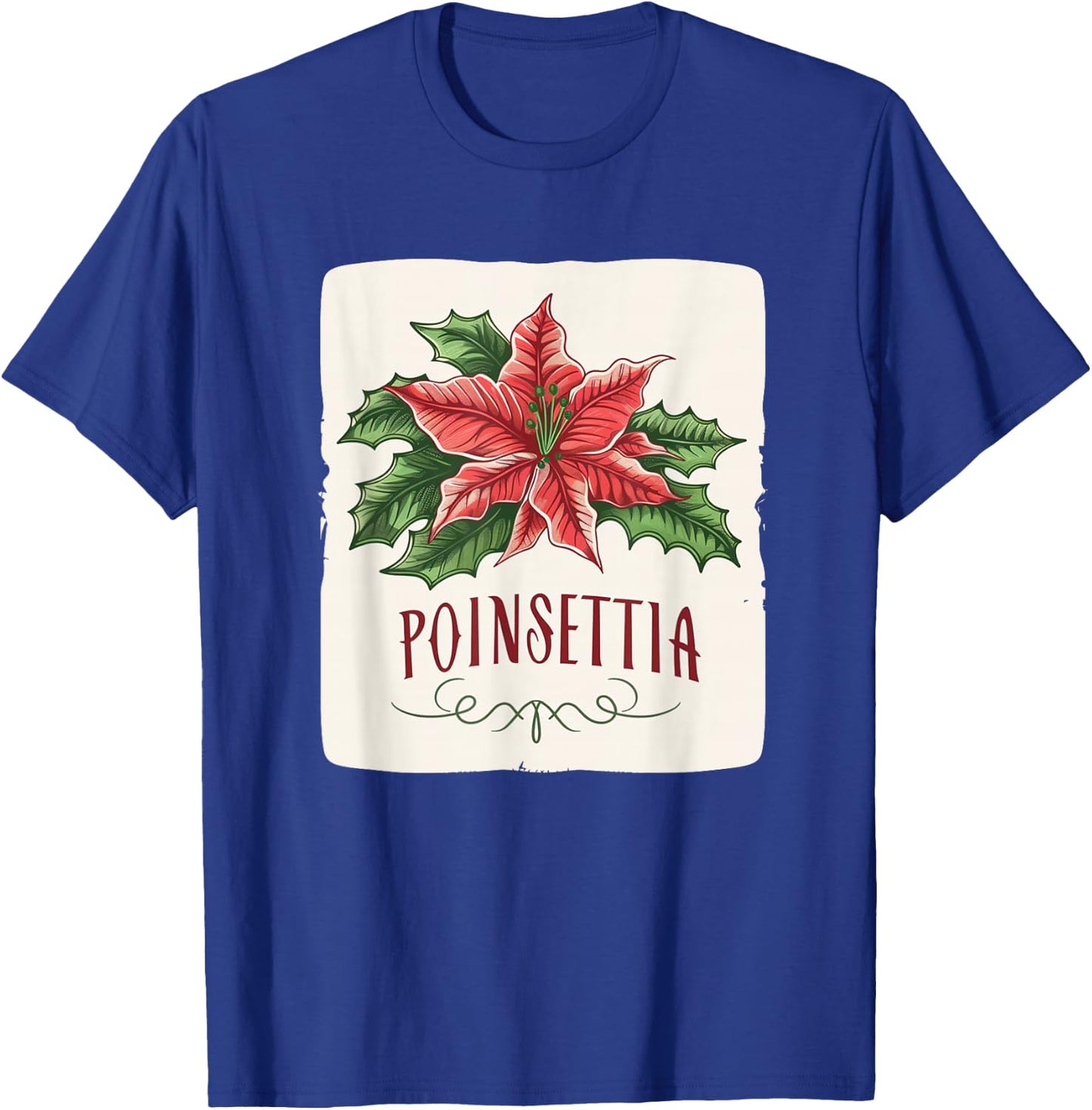 Awesome Poinsettia Flower Costume for Boys and Girls T-Shirt - T-Shirt | Royal