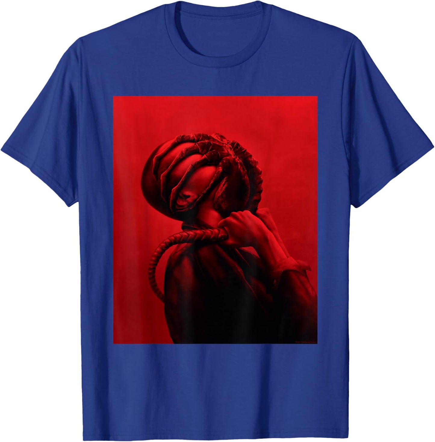 20th Century Studios Alien: Romulus Xenomorph Facehugger Attack Official Poster , Small, Black T-Shirt - T-Shirt | Royal