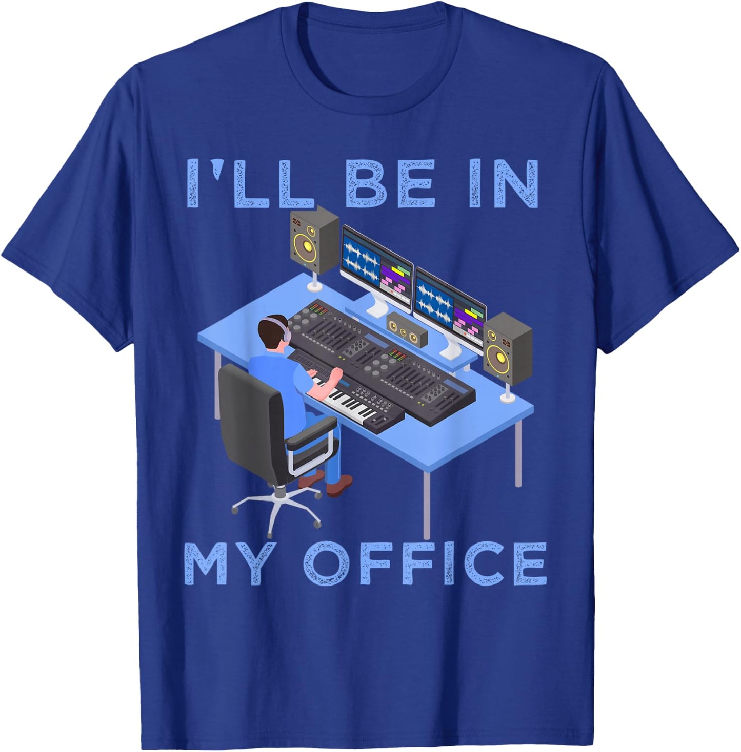 Music Editing Mixing Funny Studio Recording Sound Engineer T-Shirt - T-Shirt | Royal