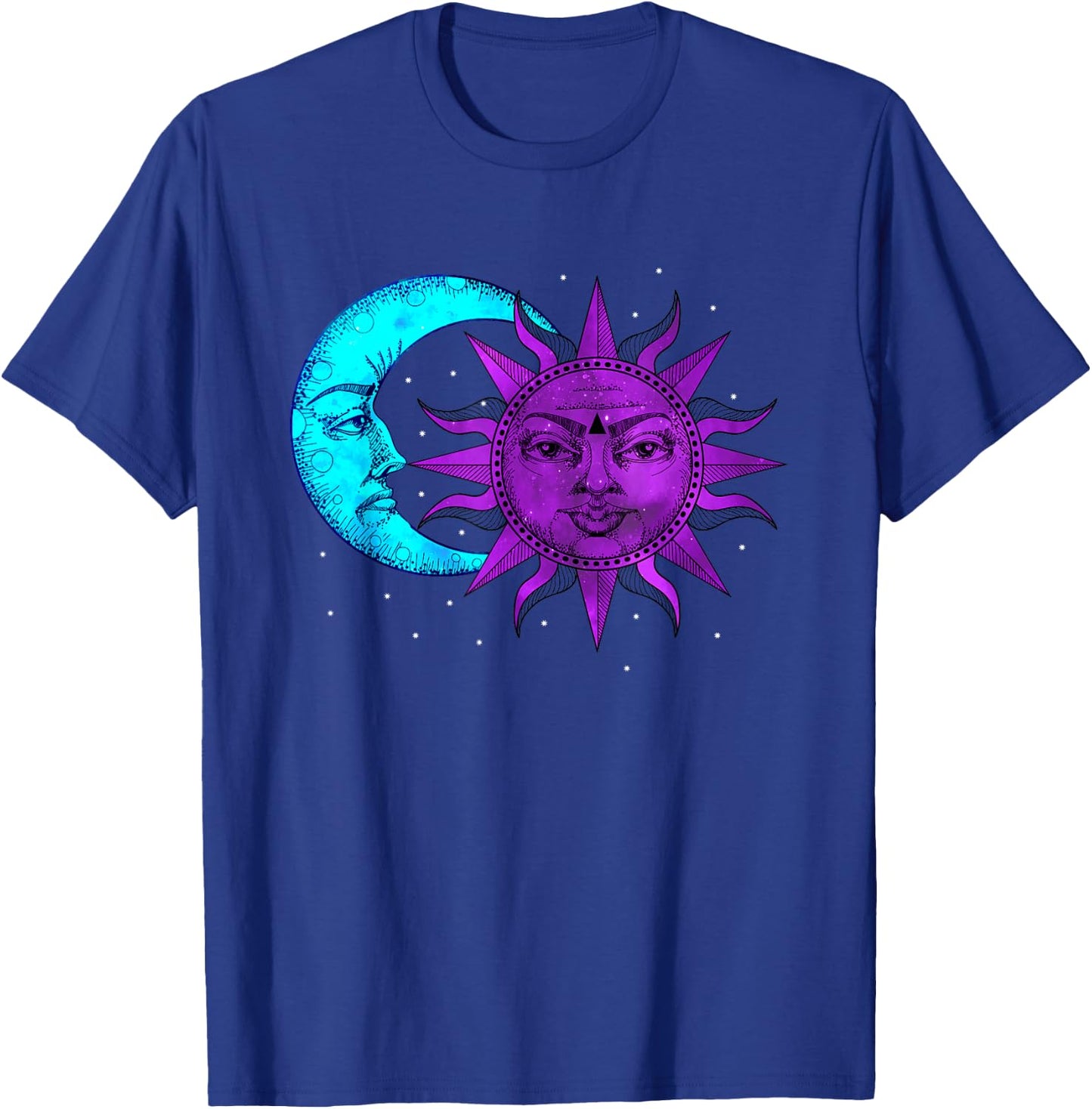Moon and Sun Astronomy T-Shirt - T-Shirt | Royal