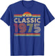 Classic 1975 Vintage 1975 Classic Year Men Women Birthday T-Shirt - T-Shirt | Royal