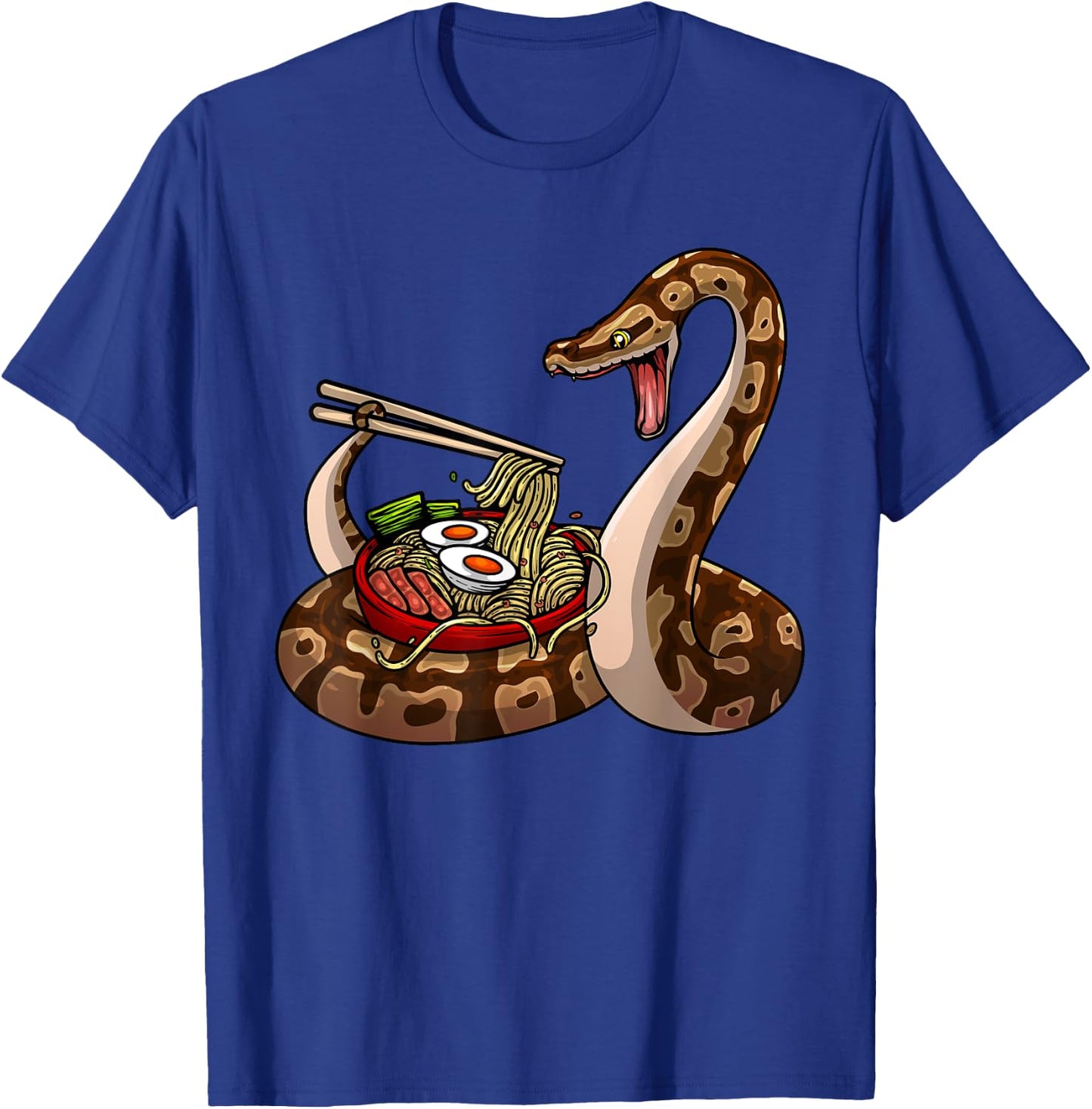 Funny Ball Python Art Women Snake Ball Python Lover T-Shirt - T-Shirt | Royal