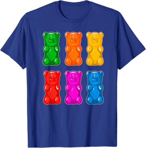 Gummy Bears for Adult and Youth T-Shirt - T-Shirt | Royal