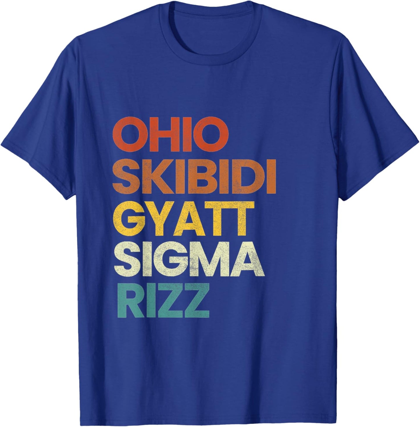 Funny Rizzler Ohio Skibidi Gyatt Sigma Rizz - -Adults, Black, Small, Short Sleeve, , Anime, Halloween, Novelty T-Shirt - T-Shirt | Royal
