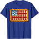 Funny 4th July Pizza USA Flag Patriotic Food Men Women Kids T-Shirt - T-Shirt | Royal