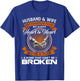 Husband and Wife Not Always Eye to Eye But Heart to Heart Small T-Shirt - T-Shirt | Royal