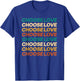 Choose Love - Bills Choose Love - Inspirational T-Shirt - T-Shirt | Royal
