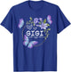 Gigi shirt with butterflies Mother's Day T-Shirt - T-Shirt | Royal