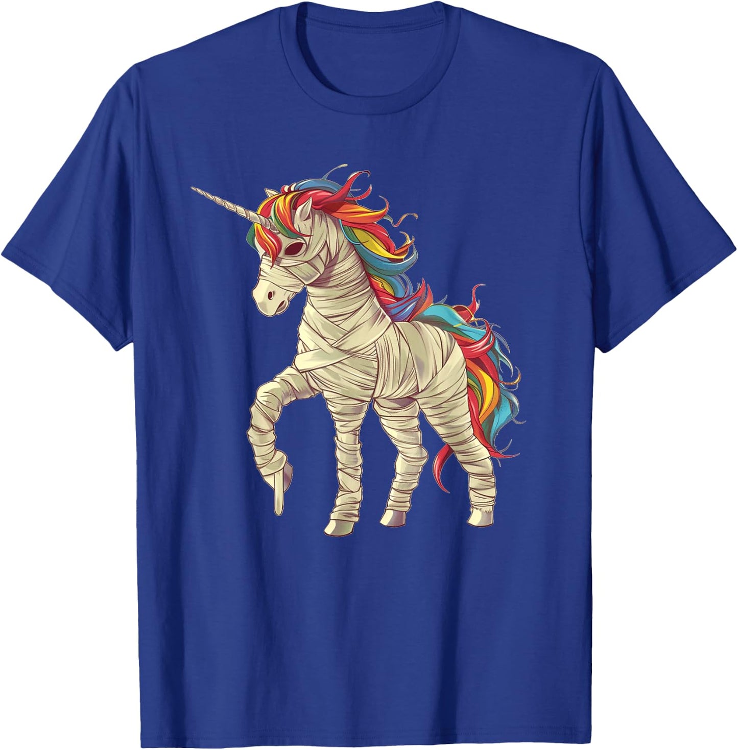 Girls Halloween Unicorn Mummy Women T-Shirt - T-Shirt | Royal